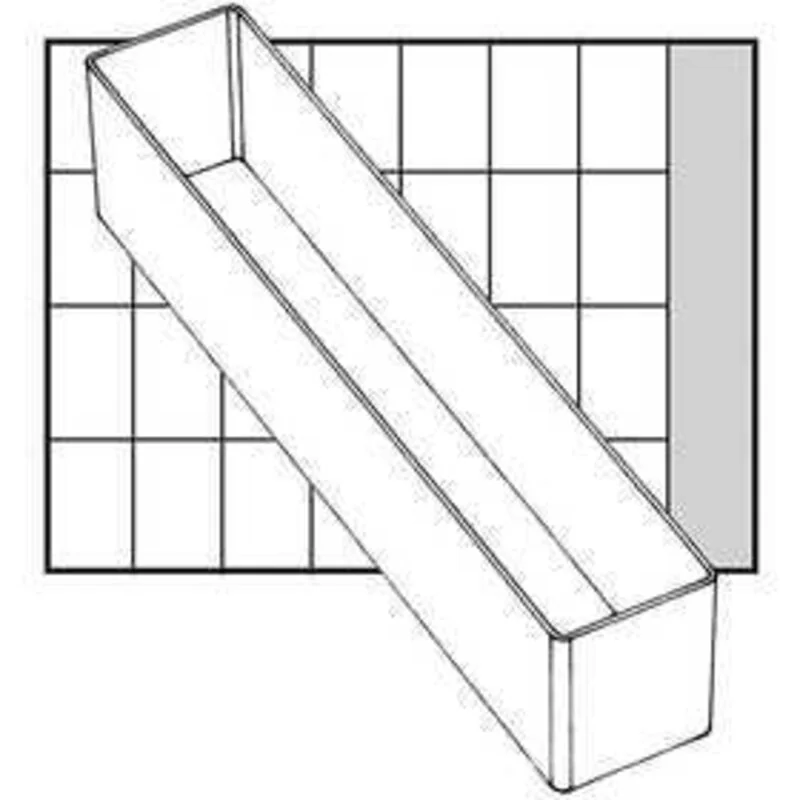 Scatola inserto, misura 218x39 mm, H: 47 mm, Modello A9-4, 1pz