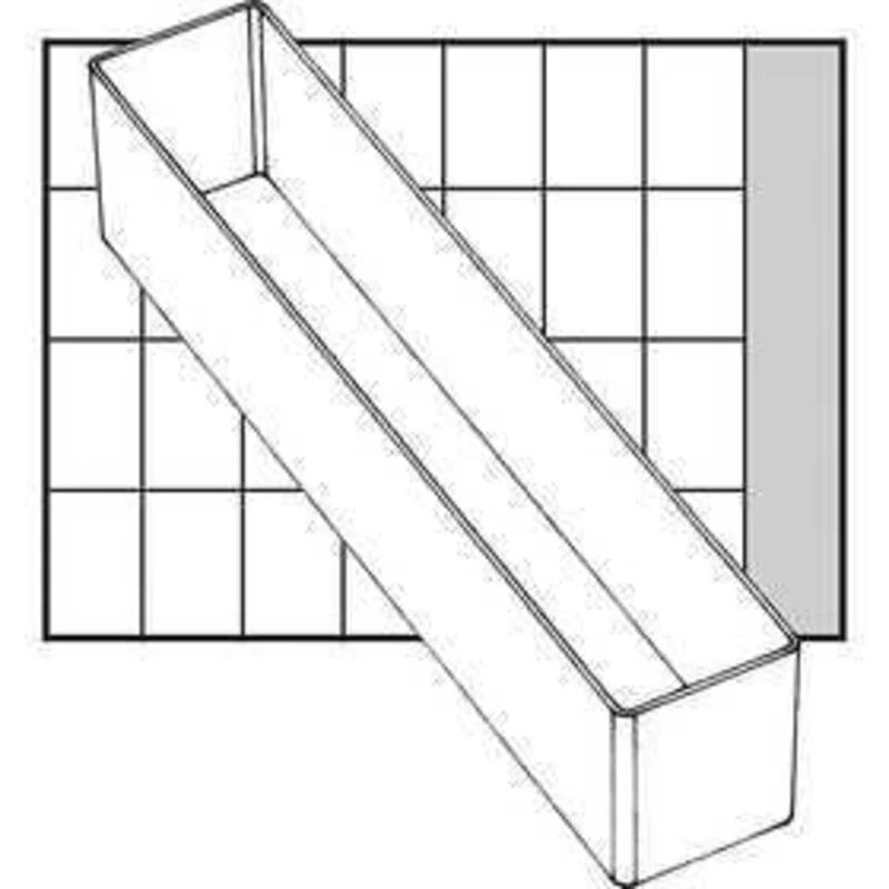 Scatola inserto, misura 218x39 mm, H: 47 mm, Modello A9-4, 1pz