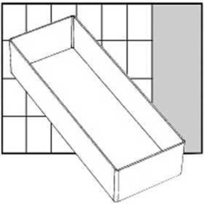 Scatola inserto, misura 218x79 mm, H: 47 mm, Modello A7-2, 1pz