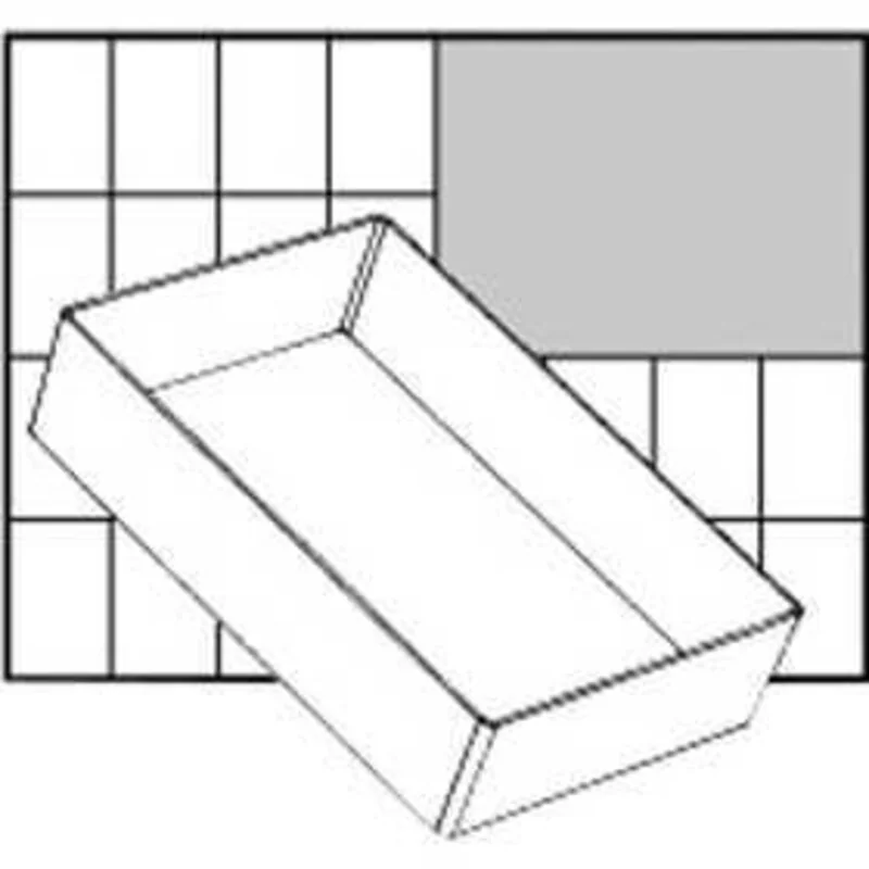 Raaco Scatola inserto, misura 157x109 mm, H: 47 mm, Mode