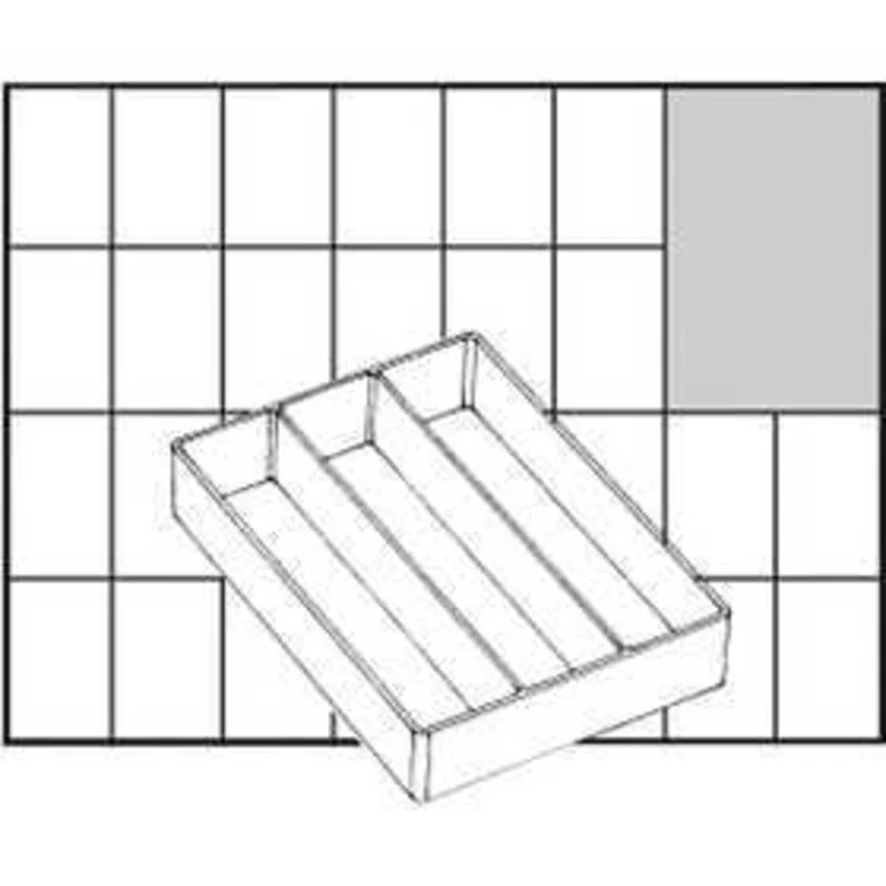 Scatola inserto, misura 109x79 mm, H: 24 mm, Modello A73 - metà altezza, 1pz