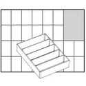 Scatola inserto, misura 109x79 mm, H: 24 mm, Modello A75 - metà altezza, 1pz