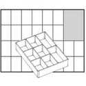 Scatola inserto, misura 109x79 mm, H: 24 mm, Modello A78 - metà altezza, 1pz