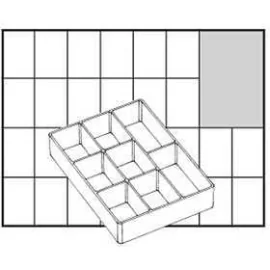 Scatola inserto, misura 109x79 mm, H: 24 mm, Modello A78 - metà altezza, 1pz