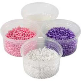 Pearl Clay® , 3x25 g, 38 g, bianco, viola, rosa, 1set