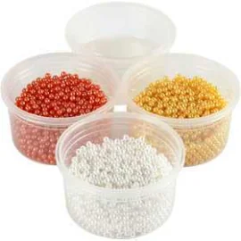 Pearl Clay® , 3x25 g, 38 g, giallo, bianco, arancio, 1set