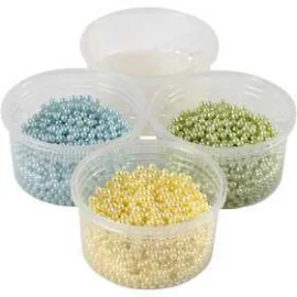 Pearl Clay®, 3x25 g, 38 g, azzurro, verde chiaro, giallo chiaro, 1set