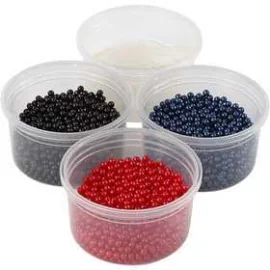 Pearl Clay®, 3x25 g, 38 g, blu, rosso, nero, 1set