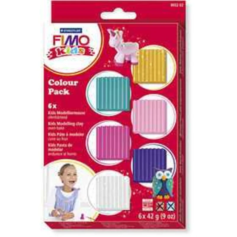 Fimo FIMO® per bimbi, bianco, glitter, 42g