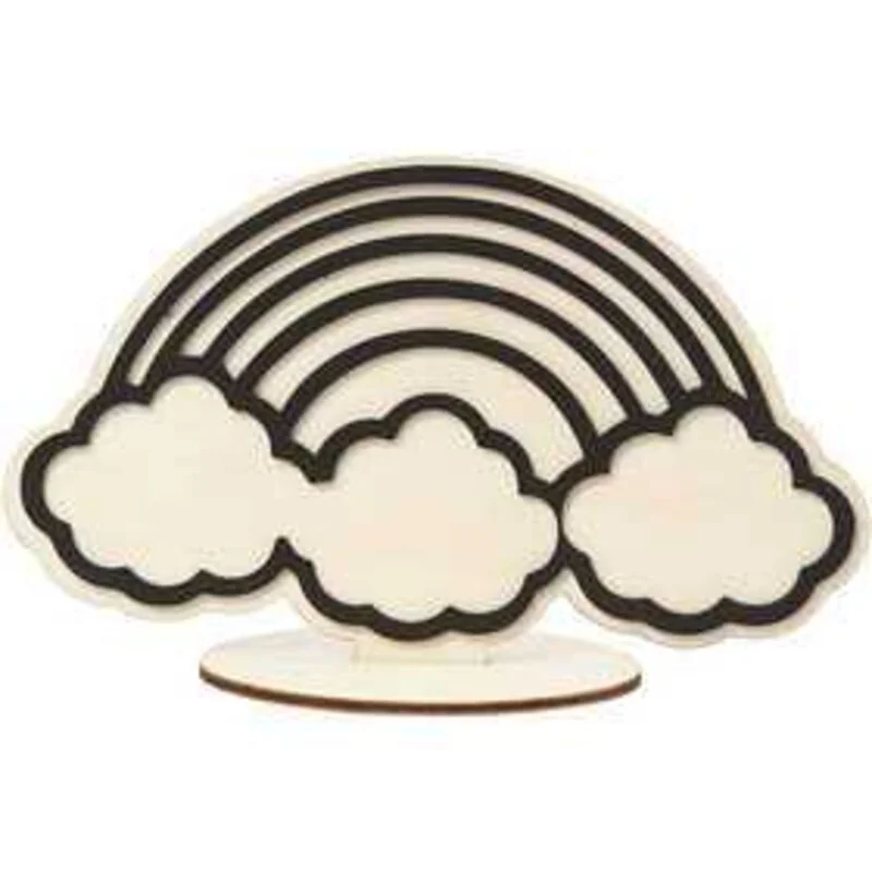 Figura decorativa, arcobaleno, H: 10,5 cm, 1pz