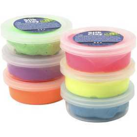 Silk Clay®, colori asst., neon, 6x14g