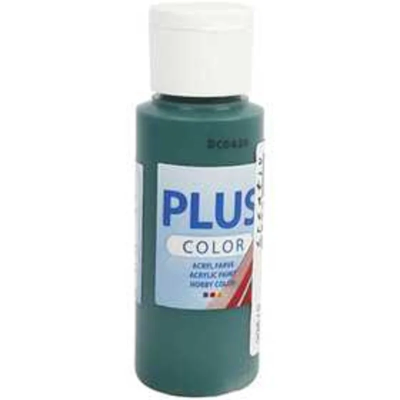 Pittura acrilica Plus Color, verde scuro, 60ml