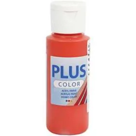 Pittura acrilica Plus Color, rosso brillante, 60ml