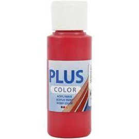 Pittura acrilica Plus Color, rosso cremisi, 60ml