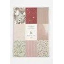 Blocco carta fantasia, misura 21x30 cm, 120+128 g, marrone, beige, bianco, rosato, 24fgl.