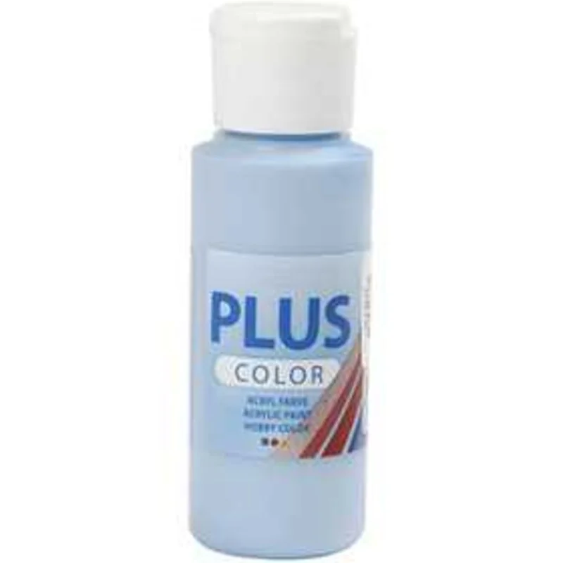 Pittura acrilica Plus Color, blu cielo, 60ml