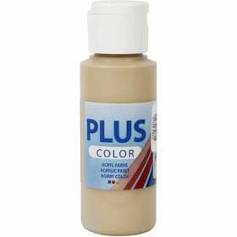 Pittura acrilica Plus Color, beige scuro, 60ml