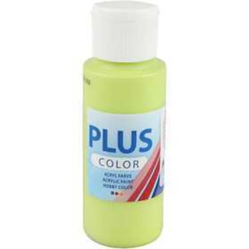 Pittura acrilica Plus Color, verde lime, 60ml