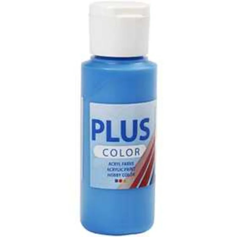 Pittura acrilica Plus Color, blu primario, 60ml