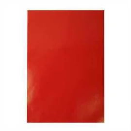 Carta smaltata, foglio 32x48 cm, 80 g, rosso, 25fgl.