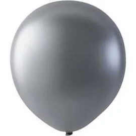 Palloncini, argento, diam: 23 cm, rotondi, 8pz