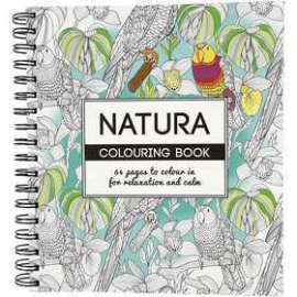 Libro da colorare antistress, misura 19,5x23 cm, 64 pagine, natura, 1pz