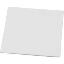 Pannello tela, misura 12,4x12,4 cm, spess. 3 mm, bianco, 1pz, 280 g