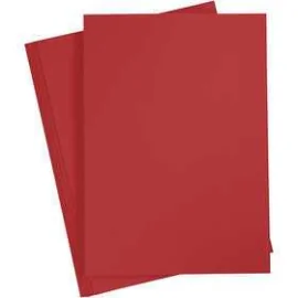 Biglietto, rosso, A4 210x297 mm, 220 g, 10pz