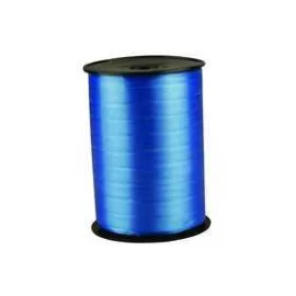 Nastro arricciabile, l: 10 mm, blu, brillante, 250m