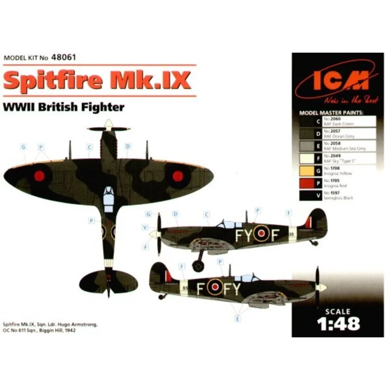 Supermarine Spitfire Mk.IX WWII British Fighter