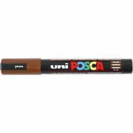 Pennarello Uni Posca, ampiezza tratto: 2,5 mm, PC-5M , brown, medium, 1pz