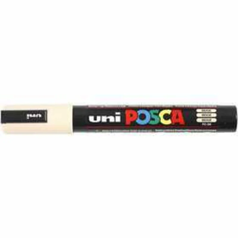 Pennarello Uni Posca, ampiezza tratto: 2,5 mm, PC-5M , beige, medium, 1pz