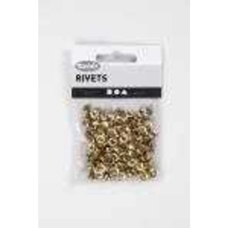 Rivetti, diam: 7 mm, ottone, 50pz