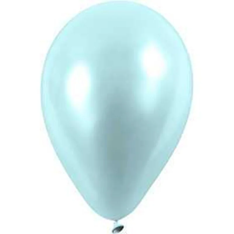 Palloncini, azzurro, diam: 23 cm, rotondi, 10pz