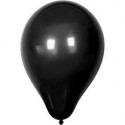 Palloncini, nero, diam: 23 cm, 10pz