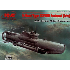 Kit modello U-Boat Type XXVIIB Seehund late version midget submarine