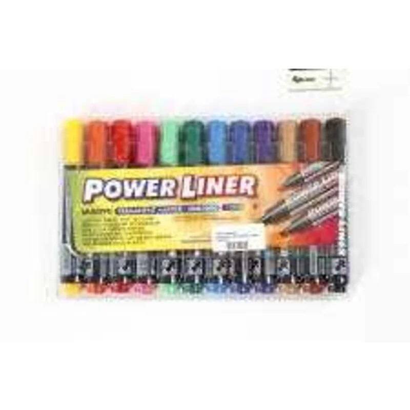 Power Liner, ampiezza tratto: 1,5-3 mm, colori asst., 12asst.