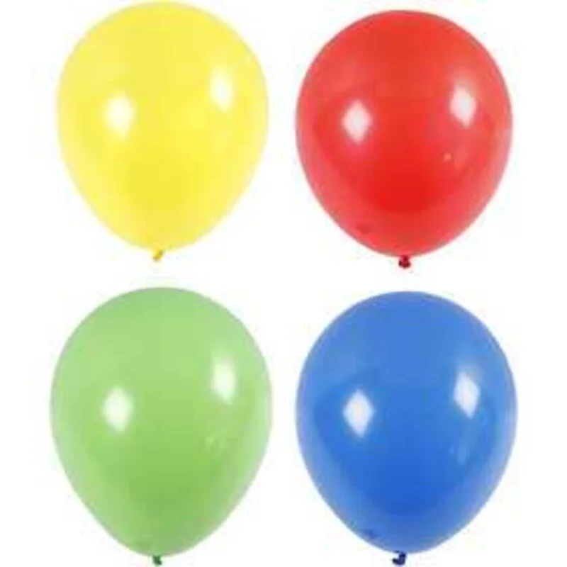 Palloncini grandi, blu, verde, giallo, rosso, diam: 41 cm, giganti, 4pz