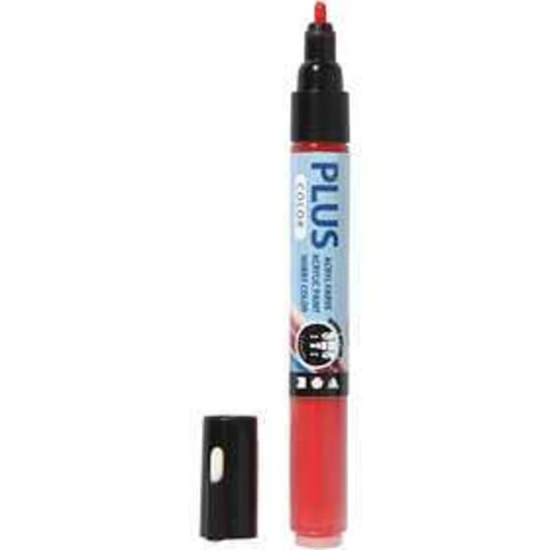 Plus Color Marker, ampiezza tratto: 1-2 mm, L: 14,5 cm, rosso cremisi, 1pz