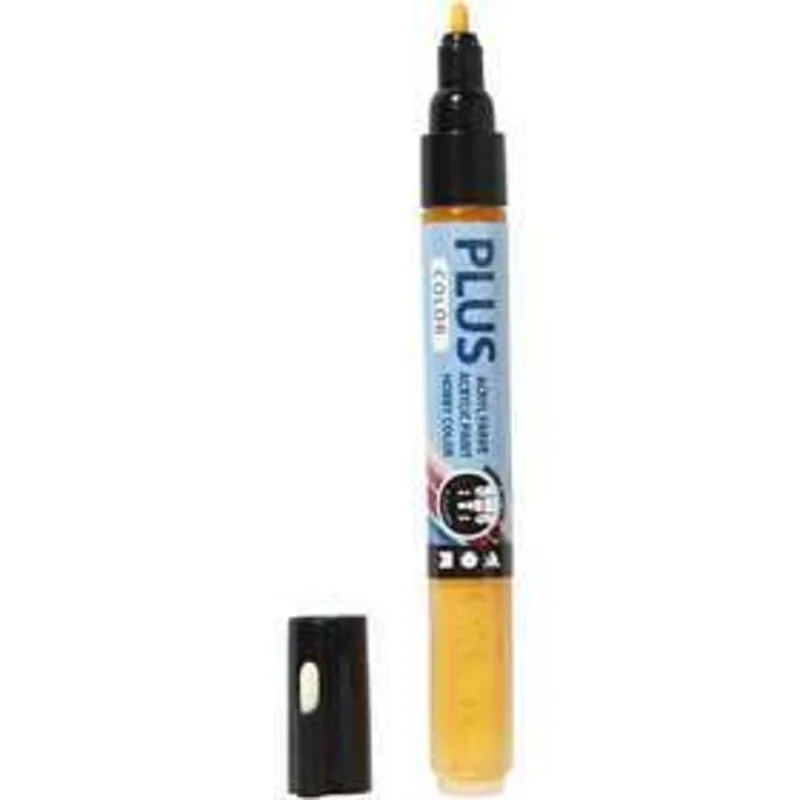 Plus Color Marker , ampiezza tratto: 1-2 mm, L: 14,5 cm, giallo sole, 1pz