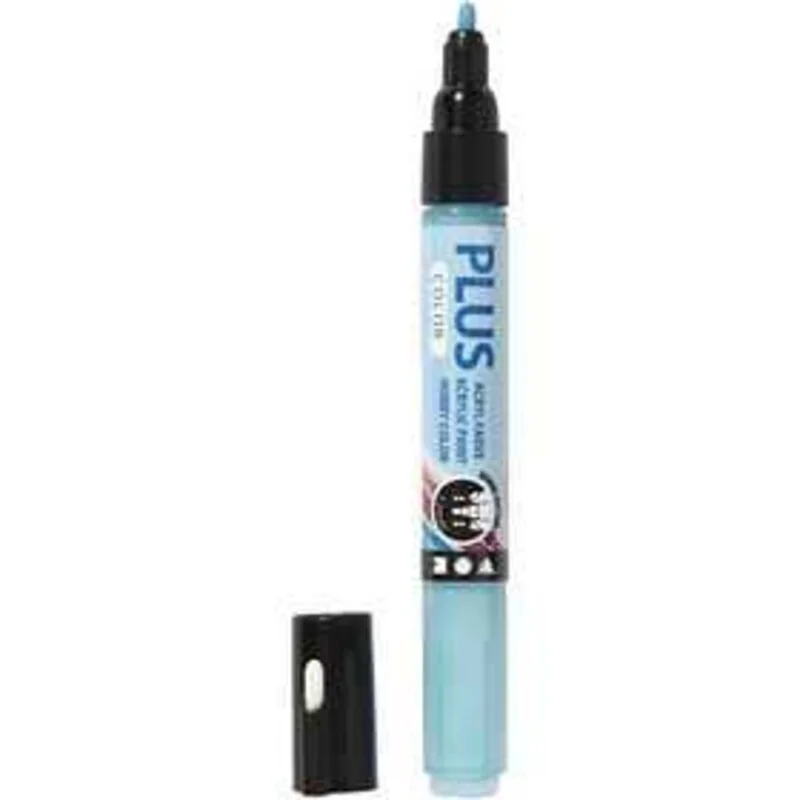 Plus Color Marker, ampiezza tratto: 1-2 mm, L: 14,5 cm, turchese, 1pz