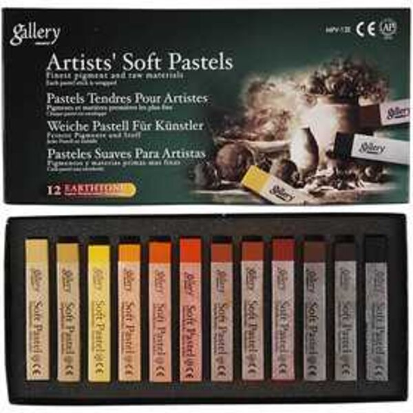 Cc hobby Set pastelli morbidi Gallery, spess. 10 mm, L: 6,5