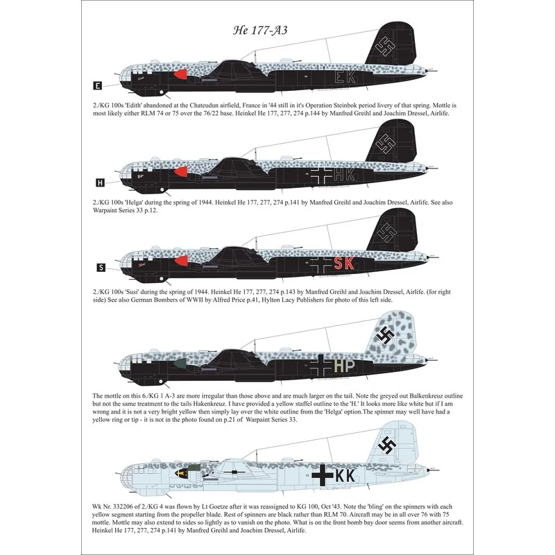 Decalcomania Heinkel He-177A-3 [He-177A-5]