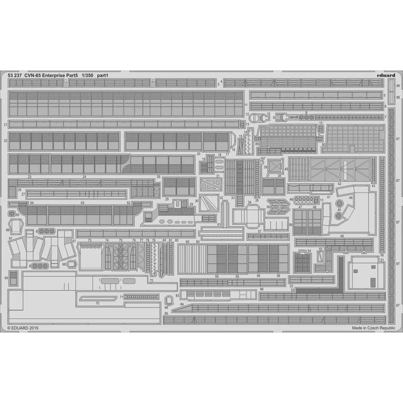 CVN-65 Enterprise pt.5 1/350 (progettato per essere utilizzato con i kit Tamiya)