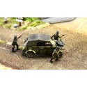 Pegasus Bridge Glider AssaultPegasus Bridge (MDF Laser Cut) British ParatroopsGerman Paratroops3 x German Guns (2 x AT e 1 x Fla