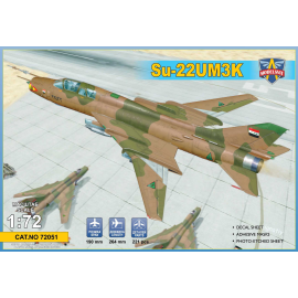 Kit modello Sukhoi Su-22UM3K addestratore avanzato a due posti (versione per esportazione) Il kit include: & bullet; 221 parti; 