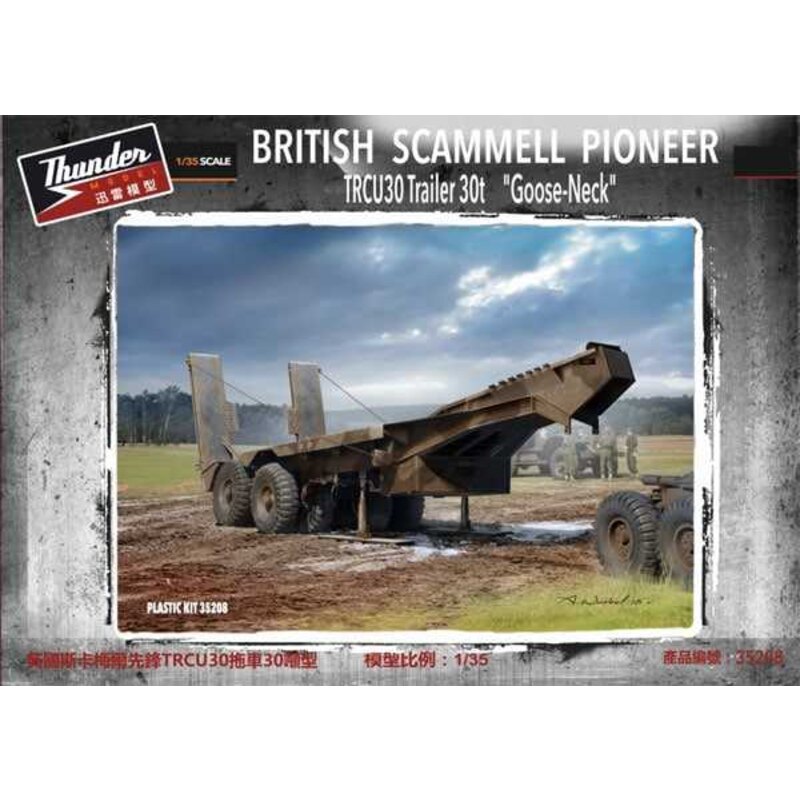 Scammell Pioneer TRCU30 rimorchio collo d'oca 30t. Semirimorchio British Army 30ton della seconda guerra mondiale