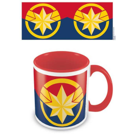 Captain Marvel mug Colored Inner Emblem