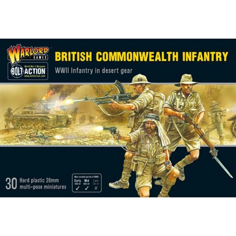 Fanteria del Commonwealth britannico (nel deserto Gear)