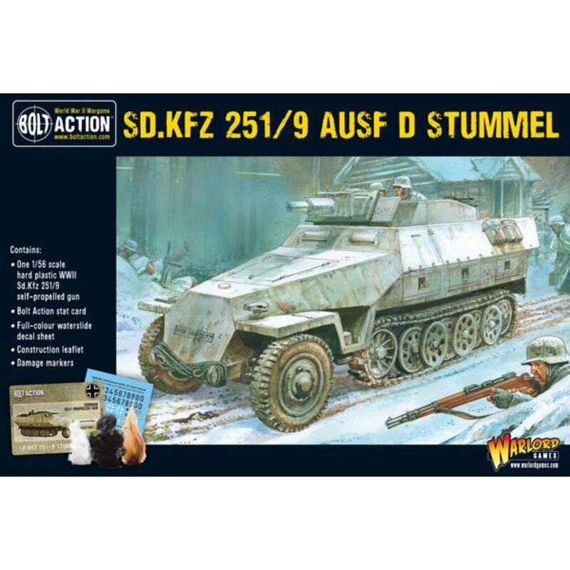 Sd.Kfz 251/9 Ausf D (Stummel) Half track